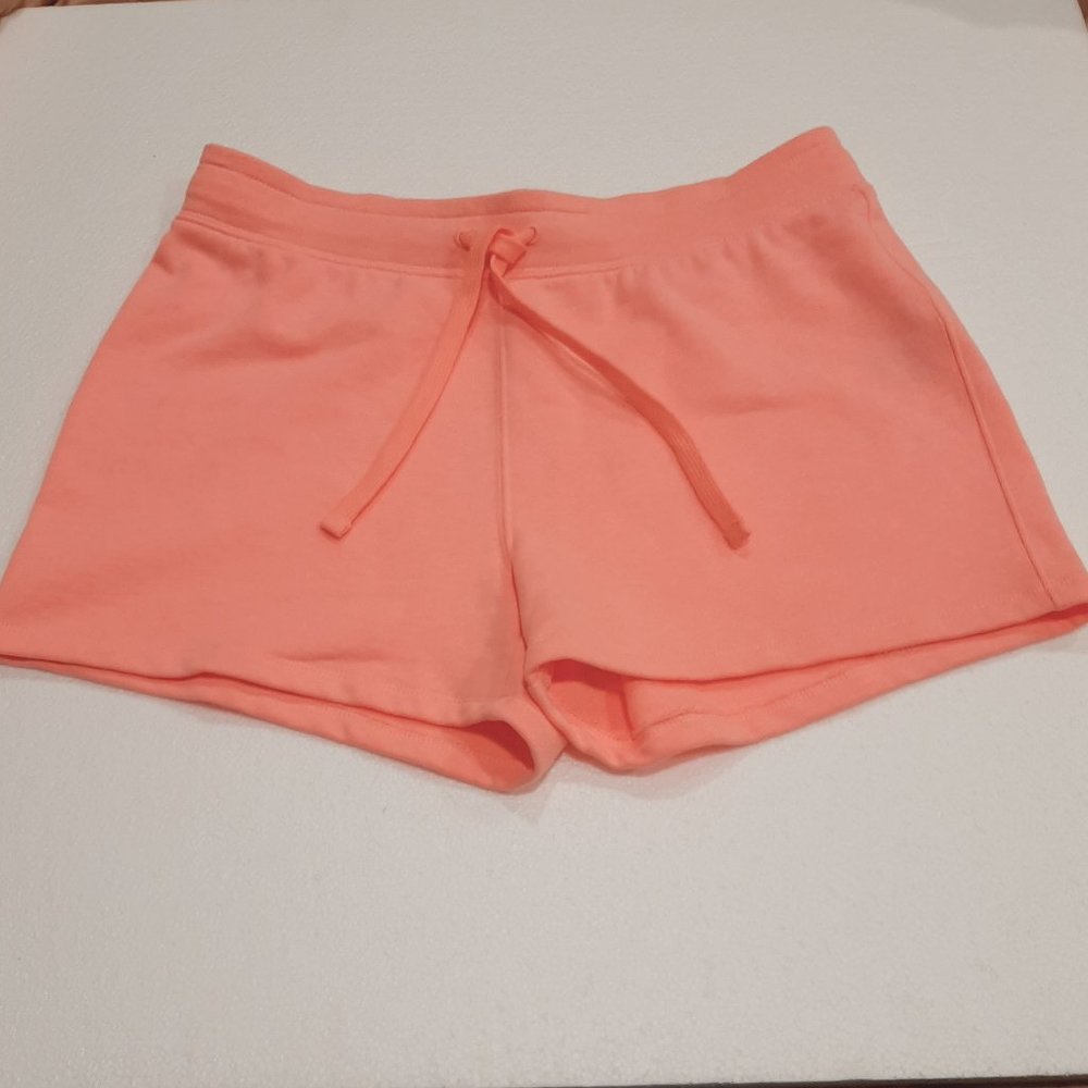 Gap Fleece Shorts 3" inseam size S color Pink/Neon Coral